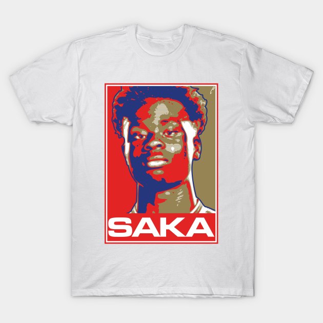 Saka - RED T-Shirt by DAFTFISH